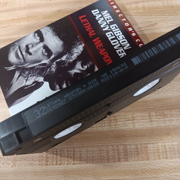 Lethal Weapon 1987 Director’s Cut VHS Richard Donner Mel Gibson Danny Glover VTG - Picture 8 of 8